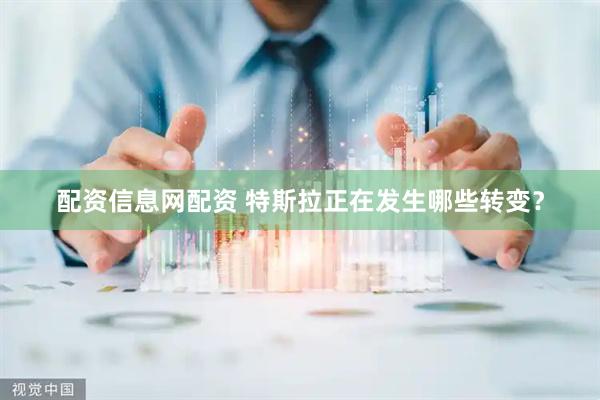 配资信息网配资 特斯拉正在发生哪些转变？
